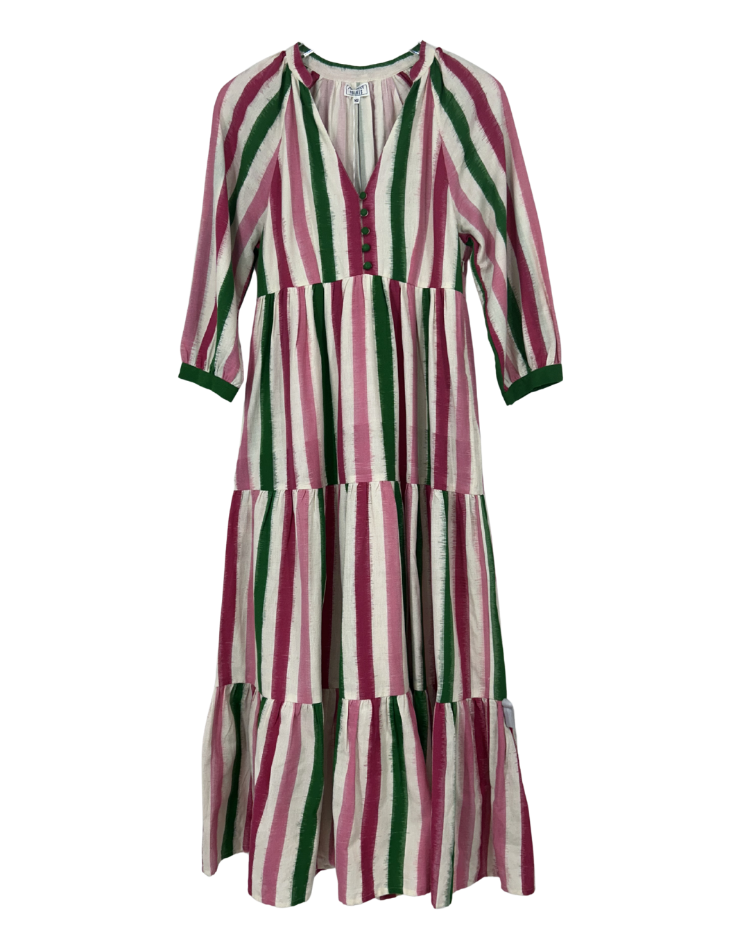 Pink City Prints Dress | XS